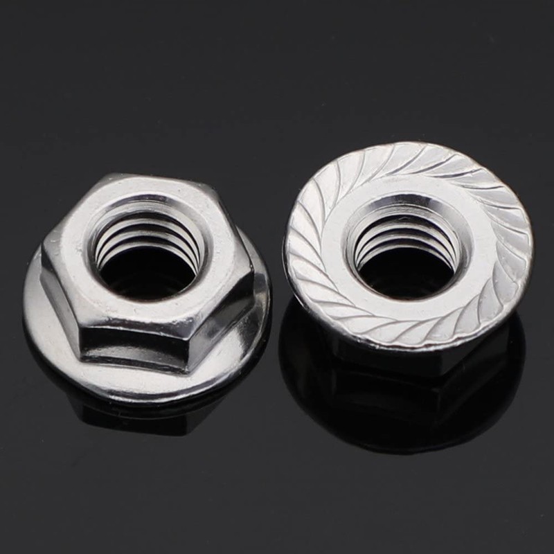TERF® M4 Serrated Flange Hex Nut M4 (4mm) Hexagonal Serrated