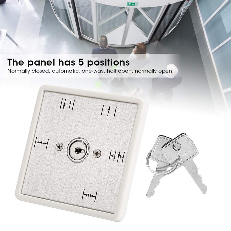 Heayzoki Automatic Door Access 5 Position Key Switch Aluminium Durable