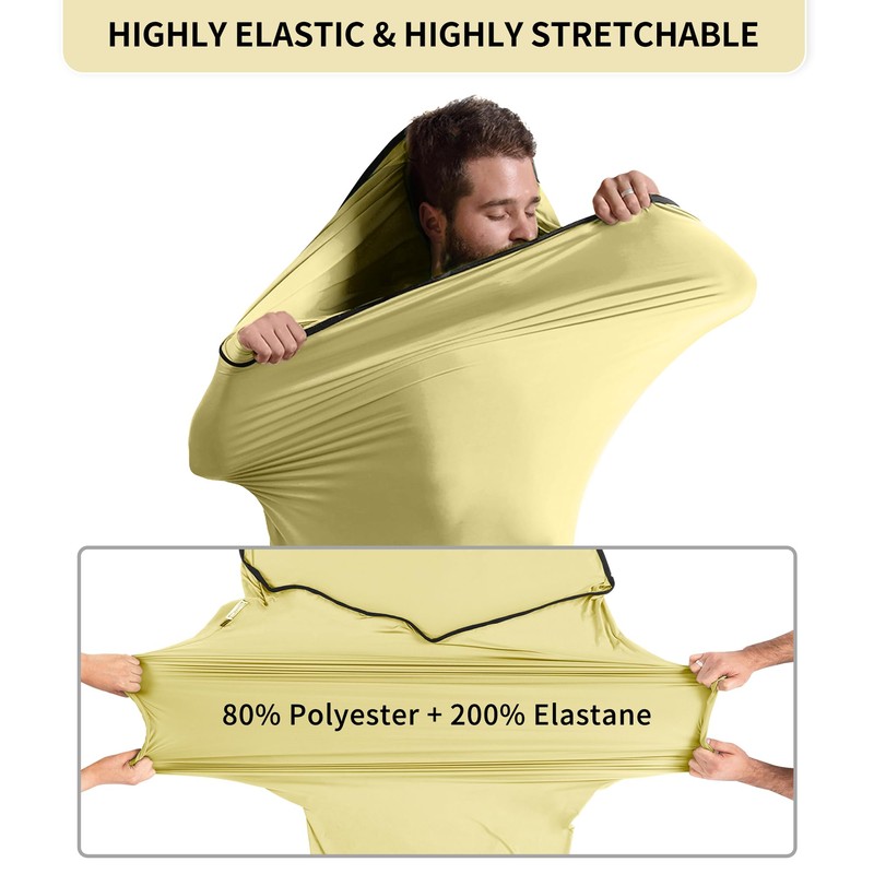 Naturehike Hut Sleeping Bag, High Elasticity, Thin and Small Packaging