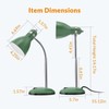 LEPOWER Metal Desk Lamp, Adjustable Goose Neck Table Lamp, Eye-Caring