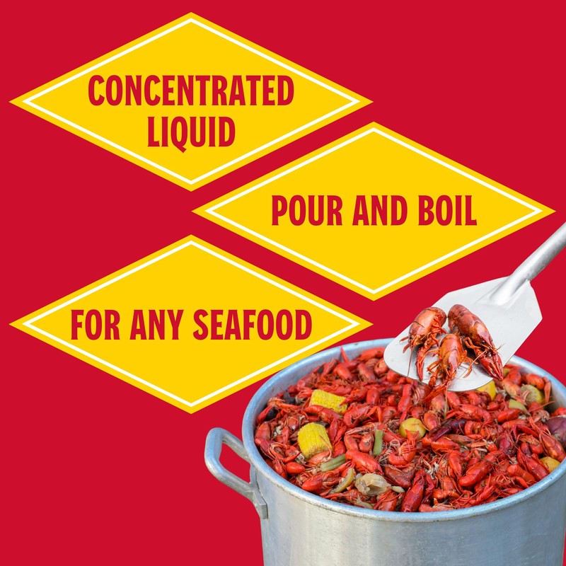 Louisiana Fish Fry Products Crawfish, Shrimp & Crab Concentrated Liquid