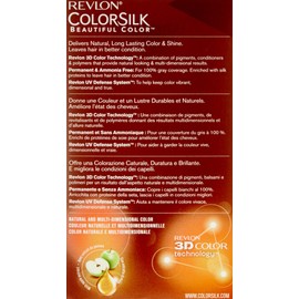Revlon Colorsilk Haircolor, Black, 1-Count (Pack of 3)