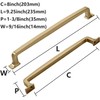 khtumeware 2 Pack 8 Inch Kitchen Cabinet Handles Champagne Bronze