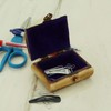 Gold Bone Box Decorative Keepsake Box - Small