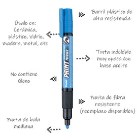 Pentel MMP20-S Marcador Permanente