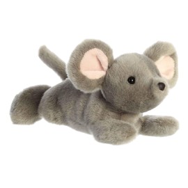 Aurora® Adorable Mini Flopsie™ Missy Mouse™ Stuffed Animal - Playful Ease - Timeless Companions - Gray 8 Inches