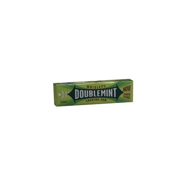 Wrigleys Doublemint Chewing Gum 5 Stick Packs 40 count (Pack of 2)