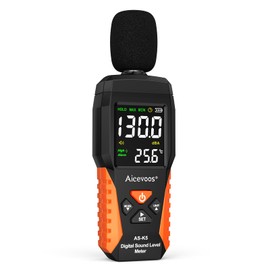 Aicevoos Dezibel Meter dB Meter Sound Level Meter Noise Level Meter 30 ~ 150 dB Acoustic and Visual Alarms MAX/MIN Noise Measurement
