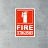 Brimar - 7" x 10" - Fire Extinguisher Sign -