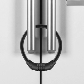 Rofio Paquete de 2 cerraduras de refrigerador, cerradura de refrigerador de 4 dígitos mejorada para refrigeradores de puerta francesa, cerraduras de gabinete, fácil de configurar y usar