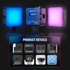 NEEWER Magnetic RGB Video Light, 2 Pack 360° Full Color