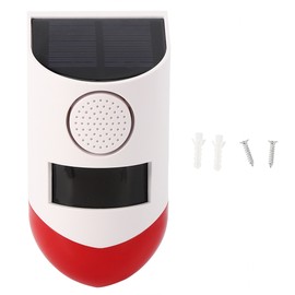 Solar Alarm Wireless Thermal Infrared Sensor 120db Warning Sound Waterproof Moistureproof Home Security Alert