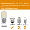 OPXELUYO Refrigerator Bulbs AC 100-265V 3.5W KEI D34L Equivalent to