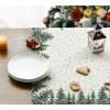 Artoid Mode Pine Snowflakes Christmas Tablecloth, Seasonal Table Linen, Winter