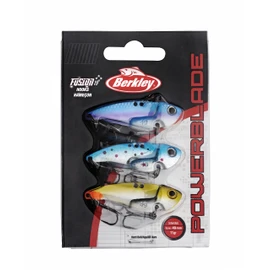 BERKLEY Power Blade Fishing Lure - Perch, Pike, Zander, Trout - Pack of 3 assorted 49 mm
