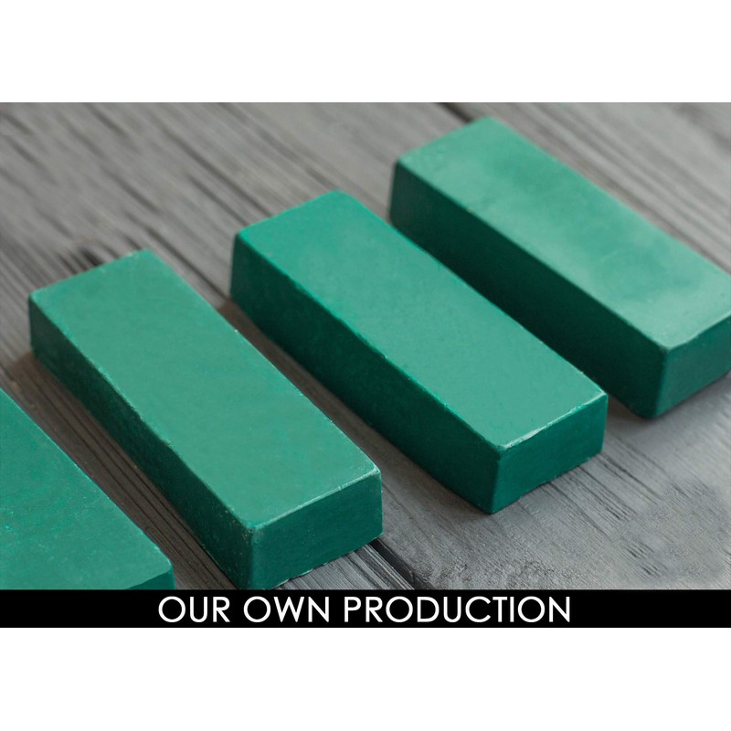 BeaverCraft Stropping Compound - Fine Green Polishing Compound Kit 2