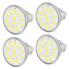 4pcs/set MR11 LED Spot Light Bulb with Dual Needle Base