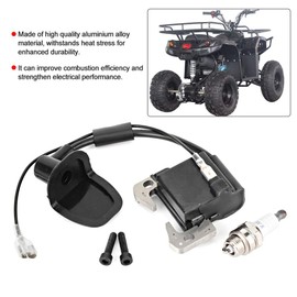 Ignition Coil Package, Motorcycle Ignition Coil, Ignition Module Coil Fits Pocket Bike L7T Spark Plug Ignition Coil 49CC 47CC ATV