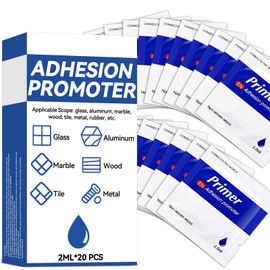 20 Pcs Adhesion Promoter, High Performance Adhesion Promoter for Plastic, Metal and Painted Surfaces, Bonding Enhancer of Acrylic Double Sided Mounting Tape and Automotive Molding Tape