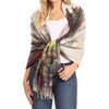 Sakkas 1922 - Oria Women's Soft Lightweight Colorful Printed Shawl