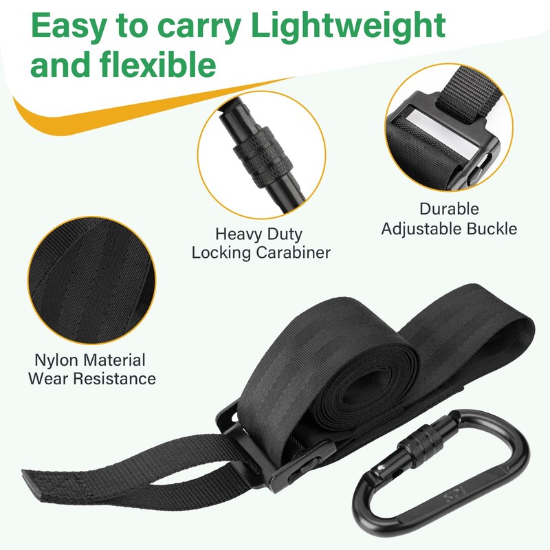 Trdzi Safety Harness Tree Strap for Tree Stand Hunting -