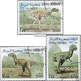 Prophila Collection Somali Republic 1999PA-1999PC the Legality This Excl. is Unexplained 1999 Prehistoric Animals (Stamps for Collectors) Amphibians / Reptiles / Saurs