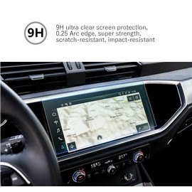 MBSIX Tempered Glass Screen Protector Compatiple with 2022-2024 Q3 Touch Screen,HD Clear,Scratch-Resistant,Anti Glare,Protecting MMI TouchScreen