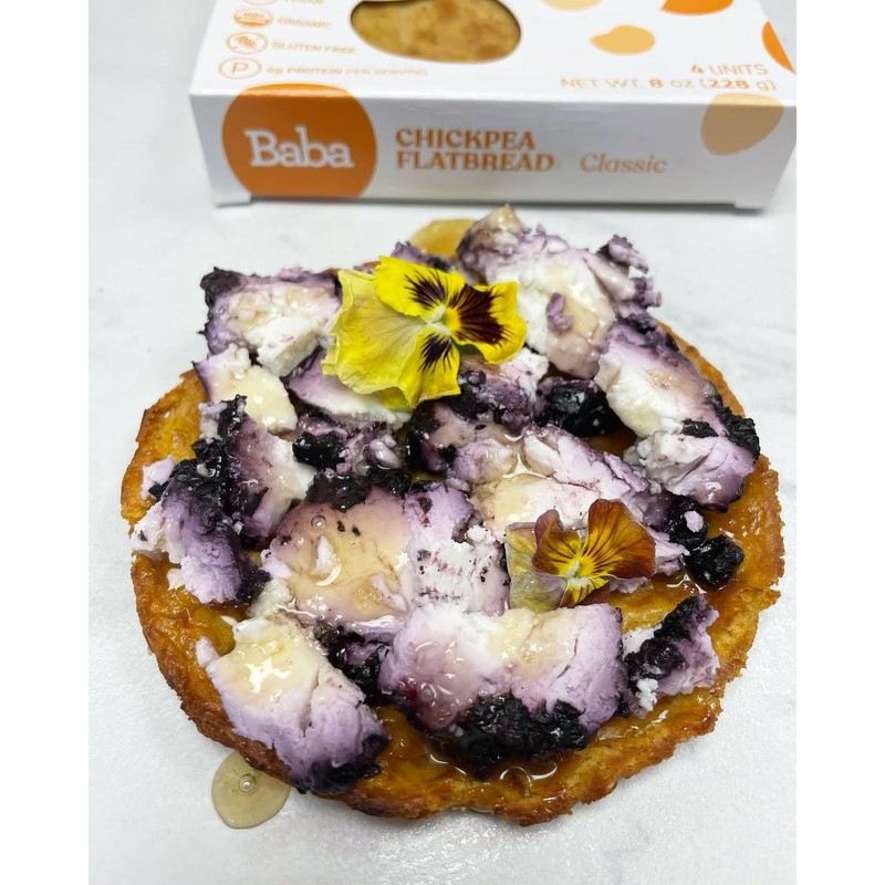 Organic Chickpea Flatbread (Sun-Dried Tomato & Basil)