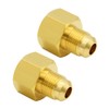 Hooshing 3/8" Flare to 1/2" NPT Female Propane Gas Line
