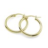 Gold Flash Sterling Silver Polished, Square-Tube and Oval Shaped 15mm