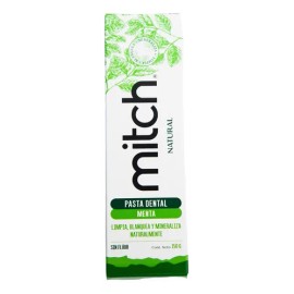 Pasta Dental Natural Mitch de Menta 150gr LIMPIEZA Sin Flúor