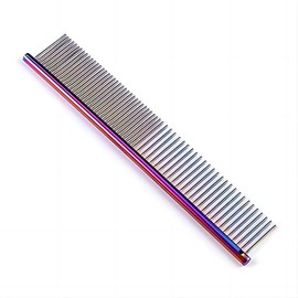 Pet Comb Stainless Steel Dog Comb Cat and Dog Metal Comb Pet Detangling Grooming Tool for Small Large Medium Animals Cats 2pc