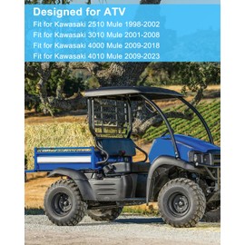 Front Axle Suspension Knuckle Wheel Bearings Collar Kit Fit for Kawasaki Mule KAF620 KAF590 2510 3010 4010, Replace 92045-3707 92049-1025 92027-1538