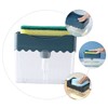 BUGUUYO Wavy Grain Press Sponge Wipes Kitchen Brush Liquid Box