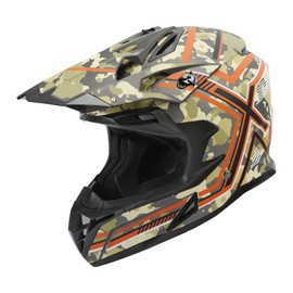 TCT-MOTORPARTS DOT Motorcycle Adult Full Face Helmet Camouflage Off Road Dirt Bike Motocross ATV MTB Helmet for Men Women X-Large