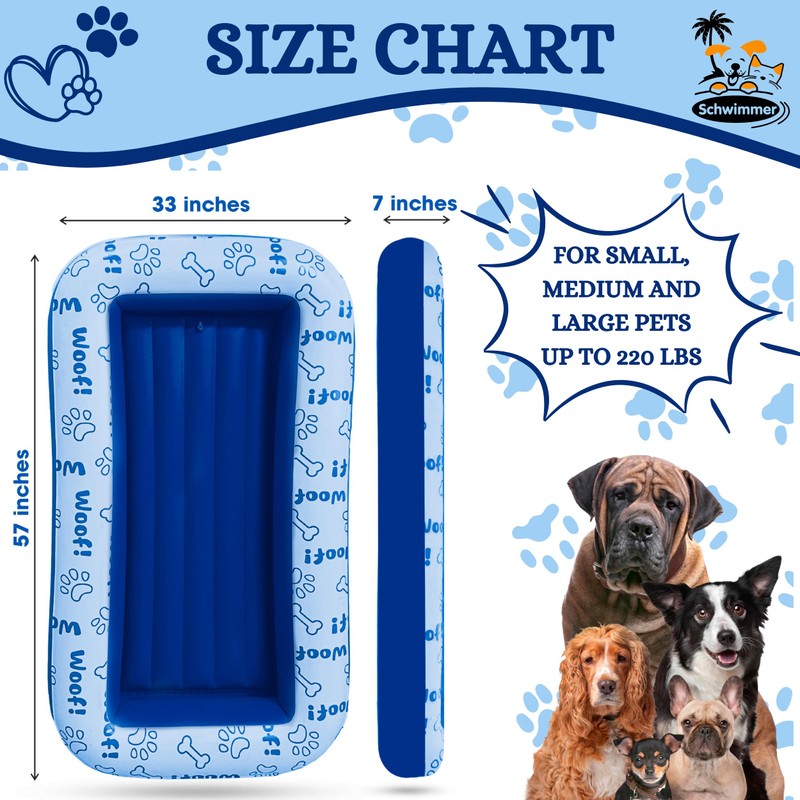 Schwimmer Dog Pool Float – Premium Pool Float for Large