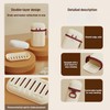 Leakproof Travel Soap Case with Lid, 2Pcs Leakproof Travel Soap
