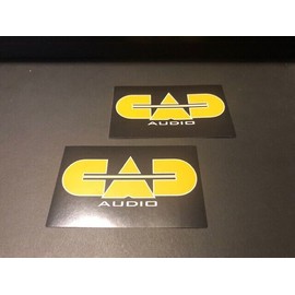 CAD AUDIO 2PC OEM Sticker Set