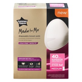 Tommee Tippee Made for Me Disposable Breast Pads - Medium X 40
