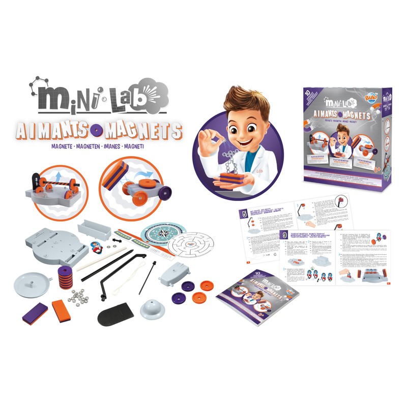 Buki 3018 Mini Lab Magnets Science Set with 10 Experiments