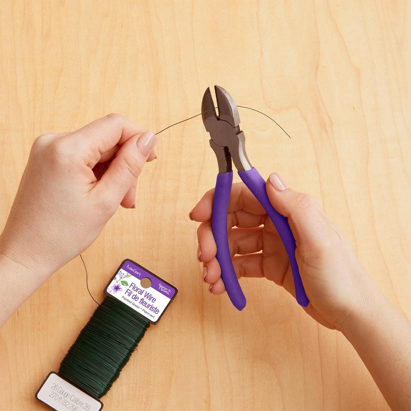 FloraCraft Floral Wire Cutter 6.5 Inch Purple