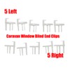 cantondz 5 Pairs SP042019Z Compatible with Seitz Dometic Flyscreen/Caravan Window