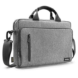 tomtoc 15.6 Inch Laptop Shoulder Bag for 16-inch MacBook Pro M1 Pro/Max, Multi-Functional Laptop Messenger Bag Briefcase for 15-inch MacBook Pro, Dell XPS 15, Surface Book 3/2, Ultrabooks Notebooks