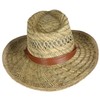 Kenny K Men's Rush Straw Lightweight Safari Hat with Chin