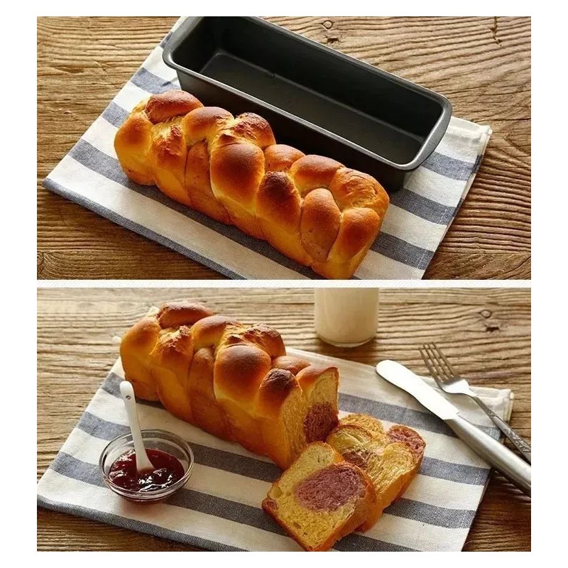 TH2010 Molde Rectangular Panque Pan Antiadherente Acero Inox Postre