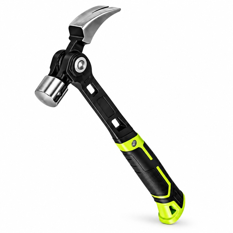 Magnetic Claw Hammer for Woodworking – Adjustable 4-Position Nail Puller