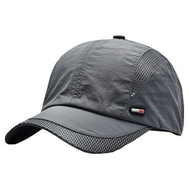 buzzxselection (Buzz Selection) Mesh Cap Hat Fashion Running Sports Lightweight Men's Women's cap018 , grey