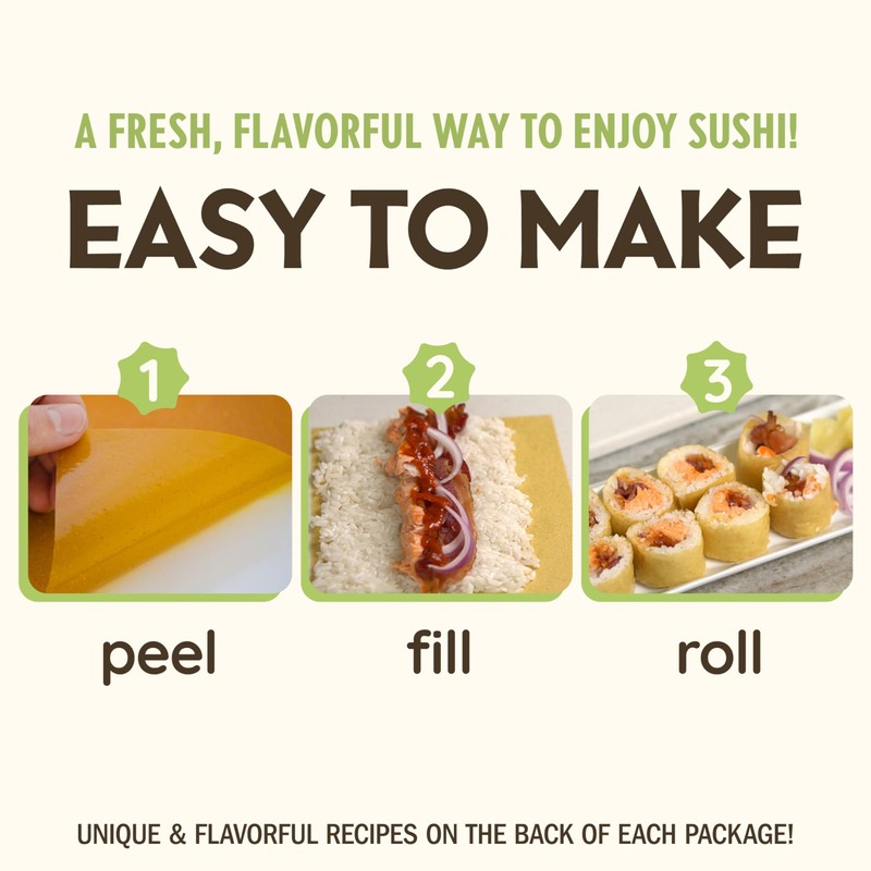 NewGem Pineapple Habanero Sushi Wrap, Gluten Free, Paleo, Vegan, Keto