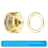 PATIKIL Skateboard Lock Nuts Set, 2 Set 5/16 Skateboard Truck