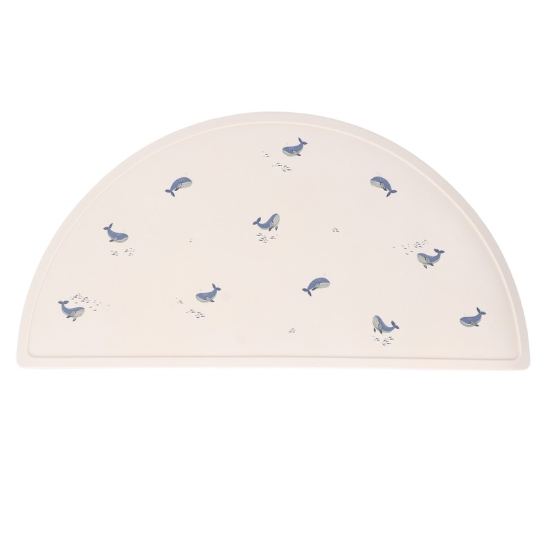 Baby Meal Mat Silicone Waterproof Simple Baby Placemat Feeding Mat